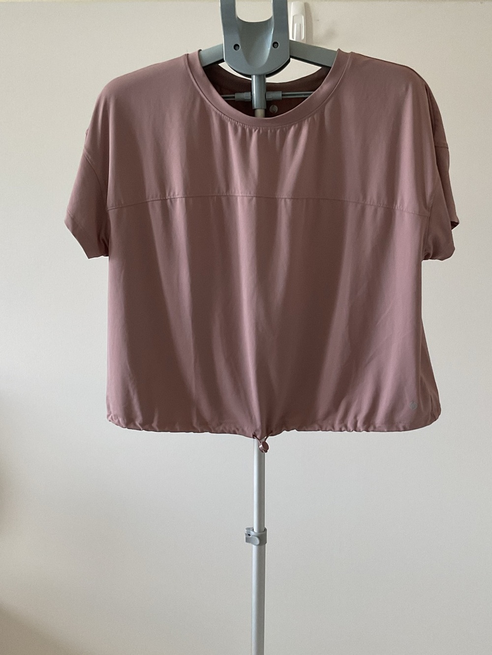 StretchTheRules Dusty Mauve Cropped Performance Top Size L